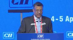 Sumant Sinha, Co-Chairman, CII National Committee on Renewable Energy and Deputy Chairman, CII (Northern Region) and Founder Chairman & CEO, Renew Power Ventures speaks on the Power sector at the Annual Session 2016
